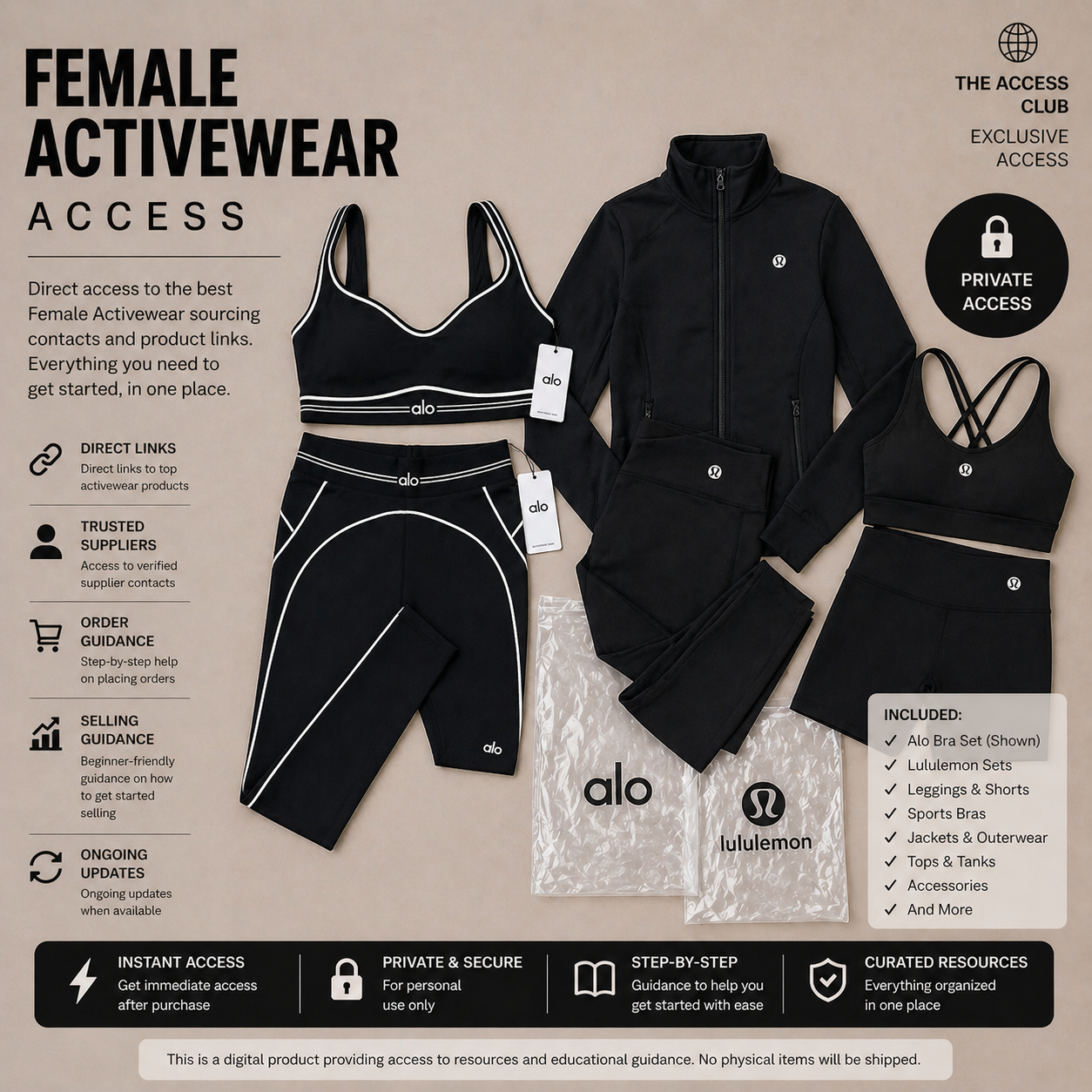 Female Activewear Access